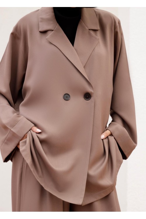 Jupe Carmen taupe