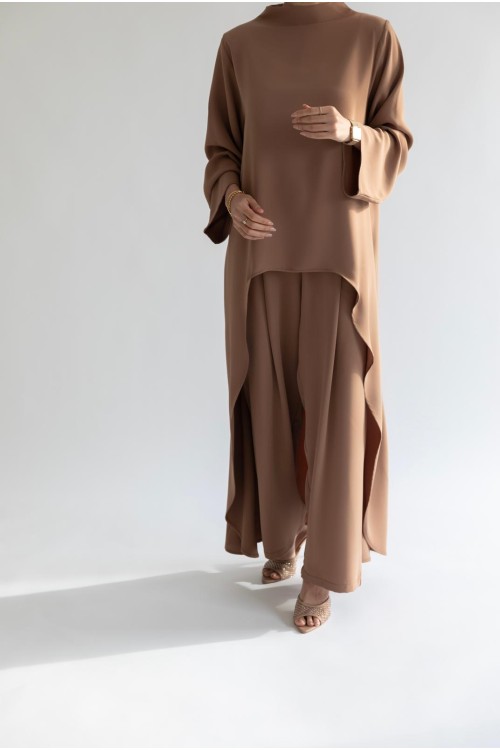 Ensemble Ambre noisette mate