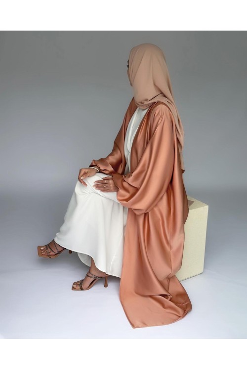 Abaya Mia premium corail