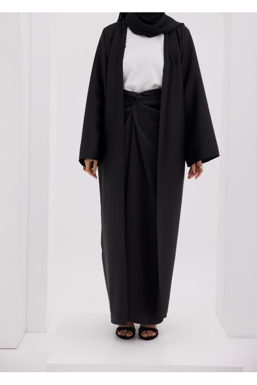 Ensemble Carmela noir satiné