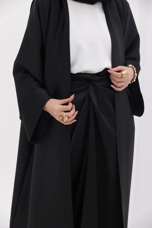 Ensemble Carmela noir satiné