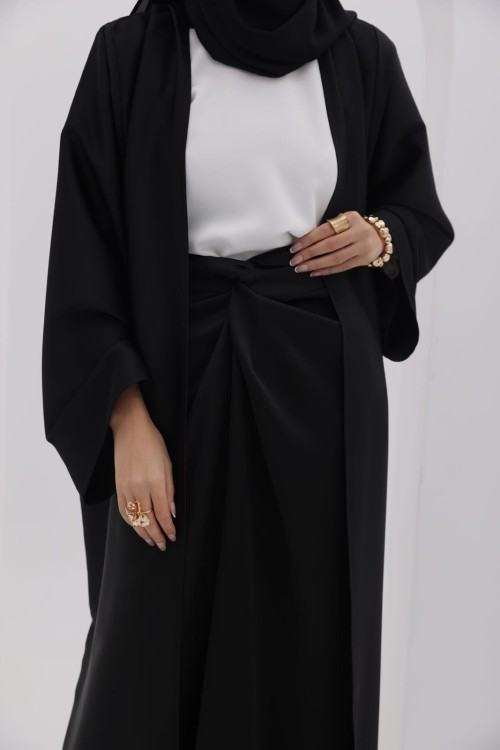 Ensemble Carmela noir satiné