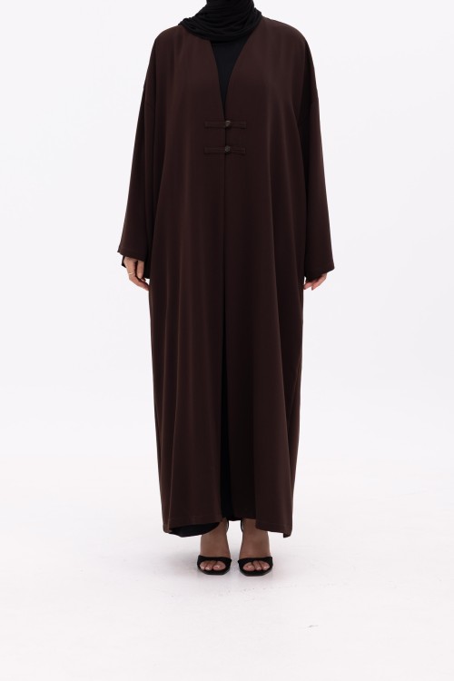 Abaya Soraya marron