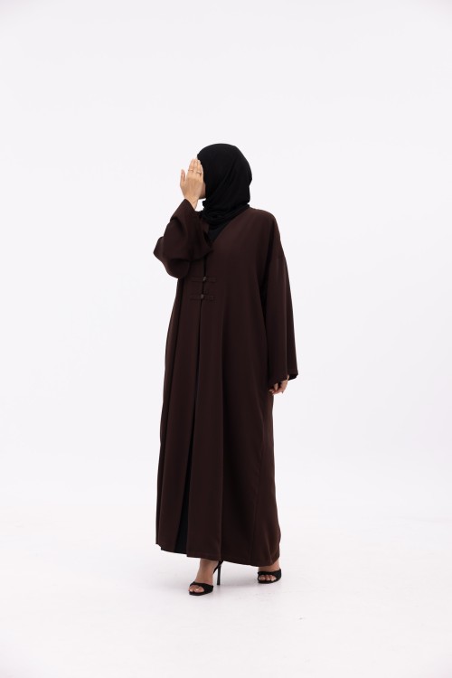 Abaya Soraya marron