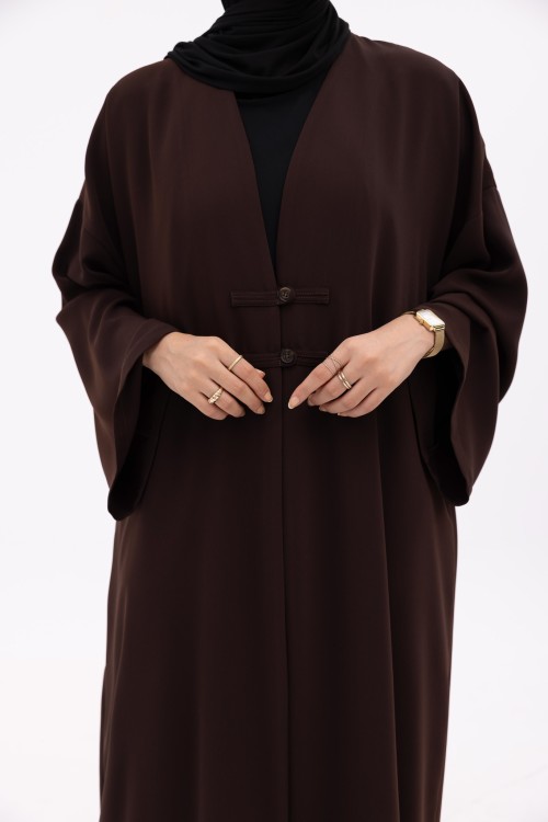 Abaya Soraya marron