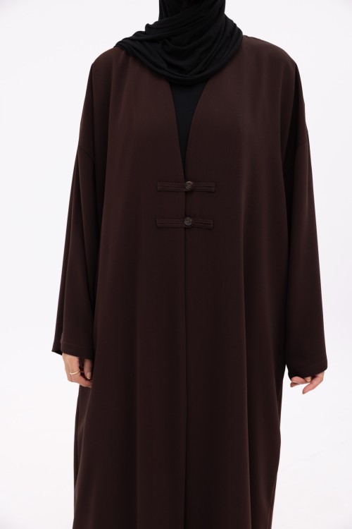 Abaya Soraya marron