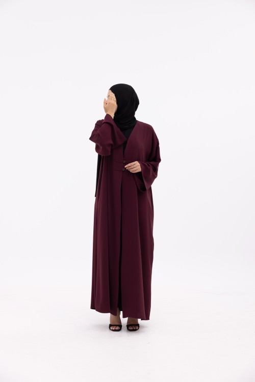 Abaya Soraya aubergine