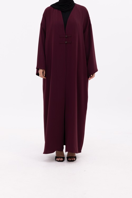 Abaya Soraya aubergine