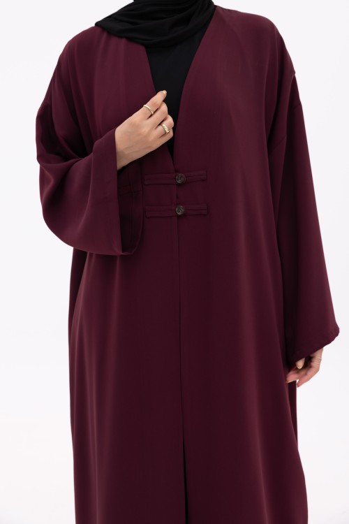 Abaya Soraya aubergine