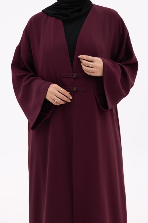 Abaya Soraya aubergine