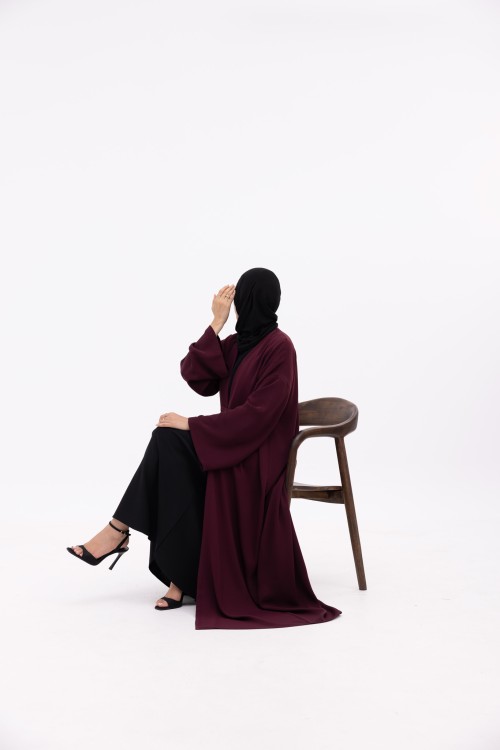 Abaya Soraya aubergine
