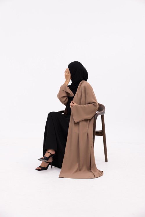 Abaya Elice noisette