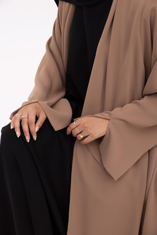 Abaya Elice noisette