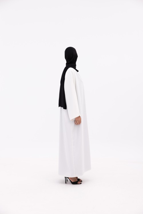 Abaya Elice noir & blanc