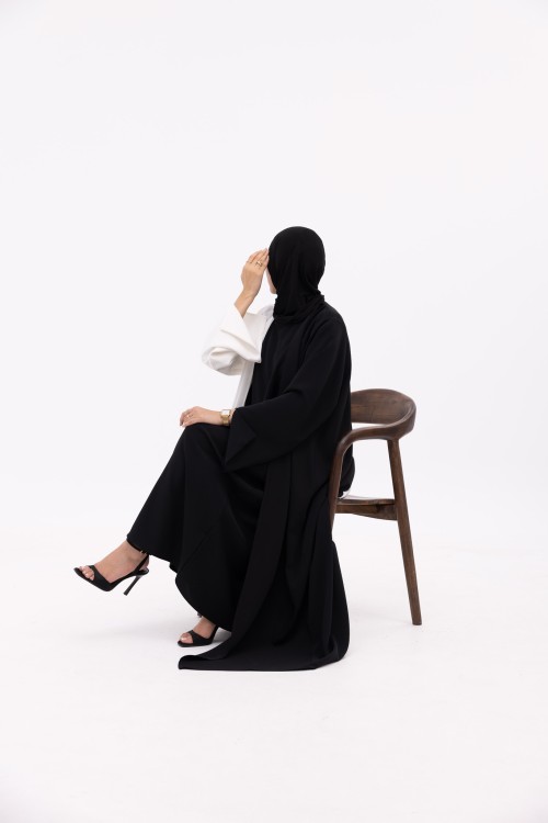 Abaya Elice noir & blanc