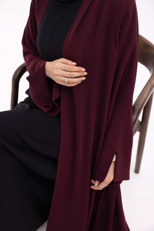 Abaya Elice aubergine