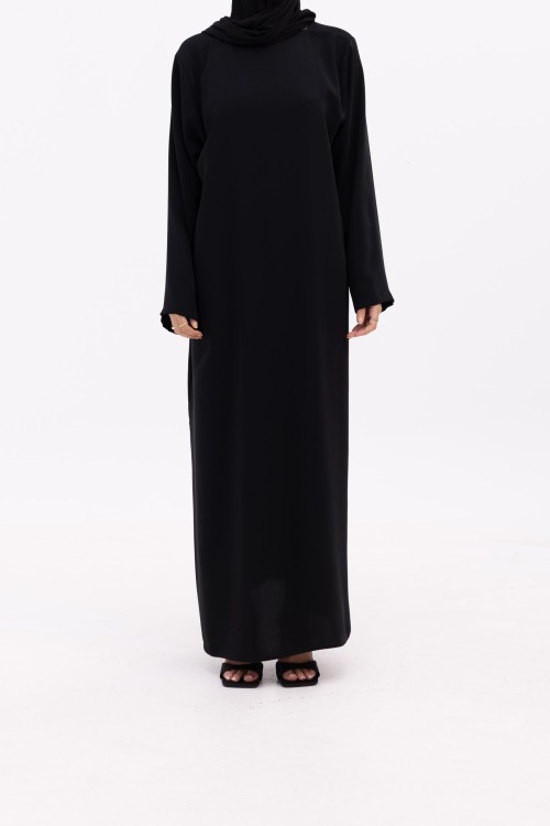 Sous abaya manches longues noir