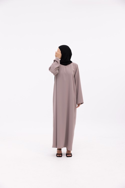 Sous abaya manches longues greige