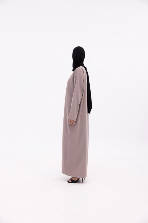 Sous abaya manches longues greige