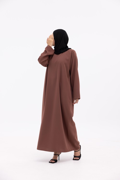 Sous abaya manches longues cannelle