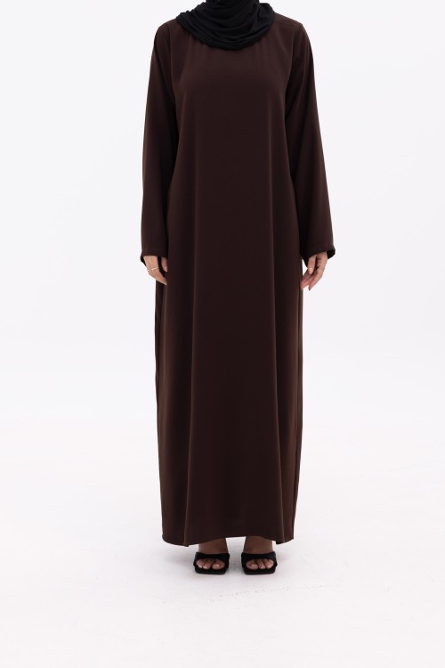 Sous abaya manches longues mocha