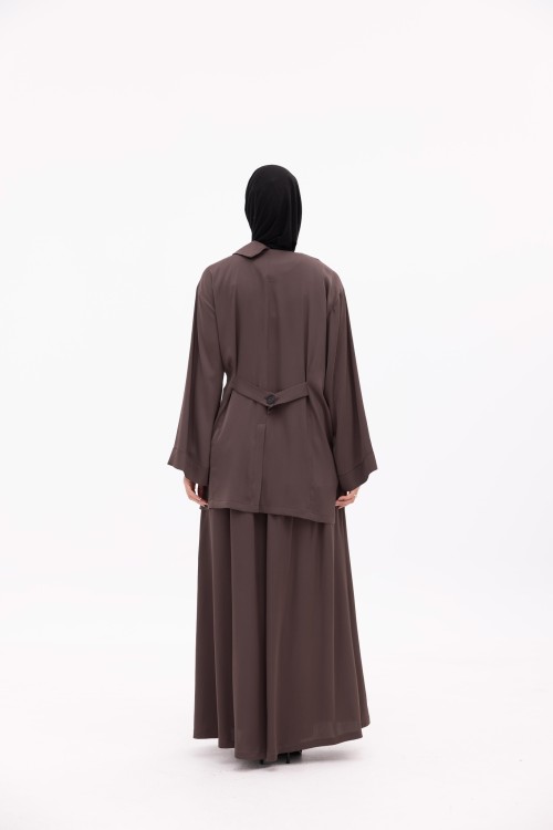 Ensemble Ona marron glacé