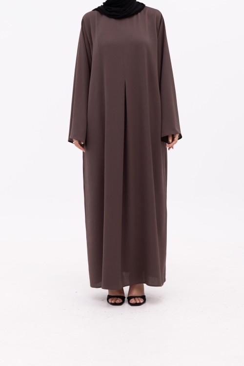 Robe Kim marron glacé