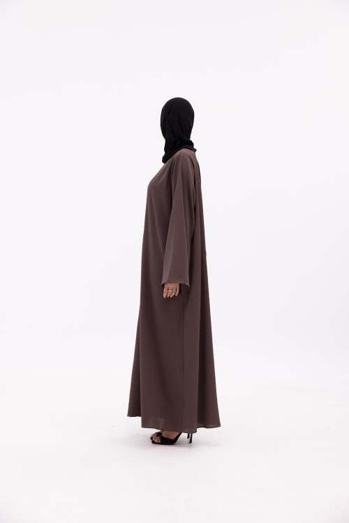 Robe Kim marron glacé