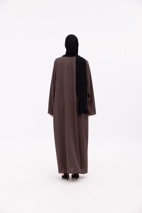 Robe Kim marron glacé