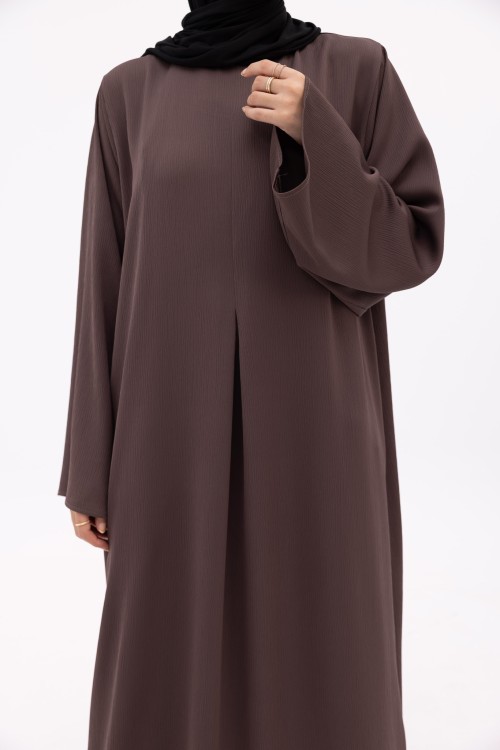 Robe Kim marron glacé