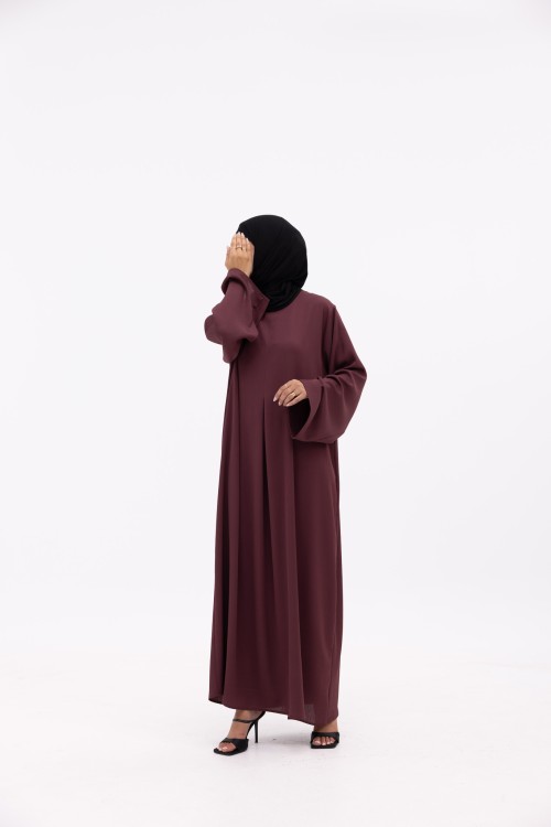 Robe Kim burgundy
