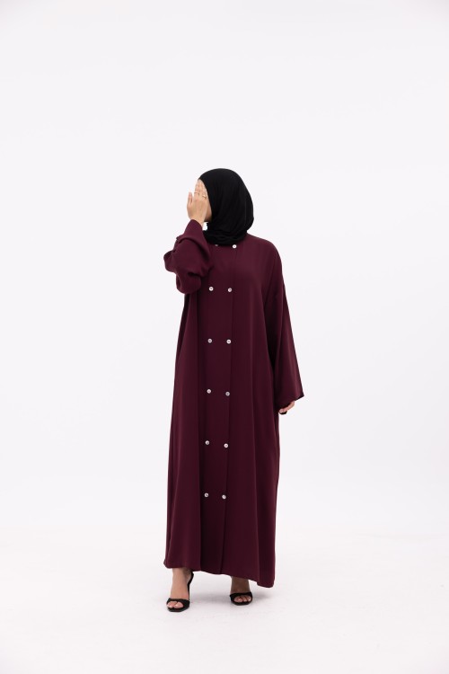 Robe Joude aubergine