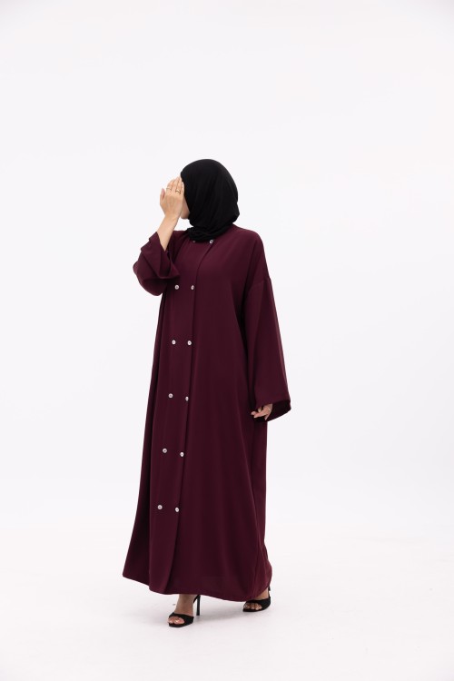 Robe Joude aubergine
