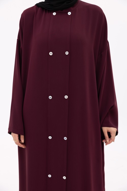 Robe Joude aubergine