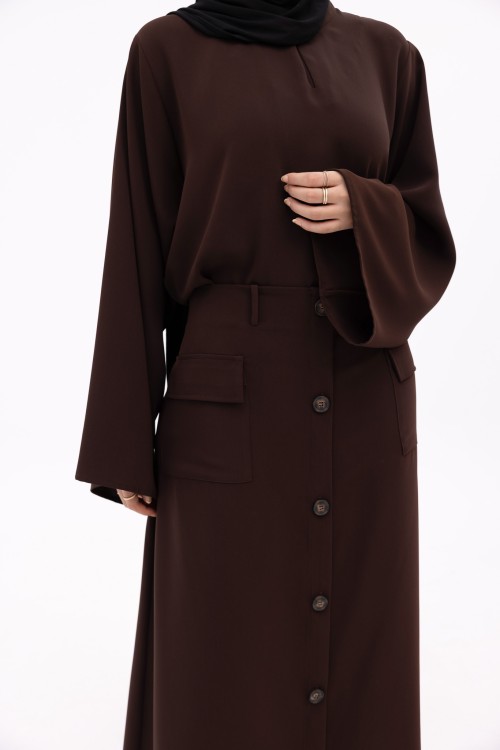 Robe Beryl marron