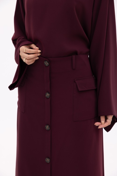 Robe Beryl aubergine