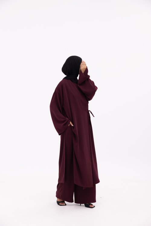 Ensemble Yari aubergine