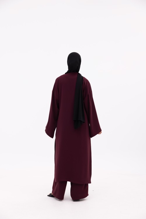 Ensemble Yari aubergine