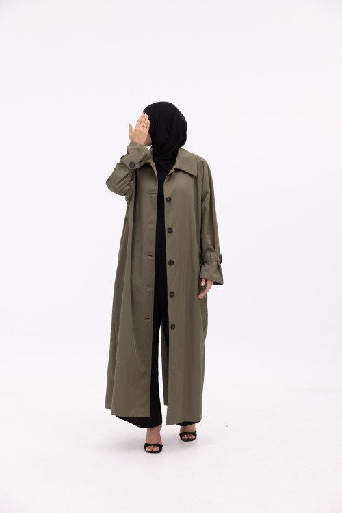 Trench Perrine kaki