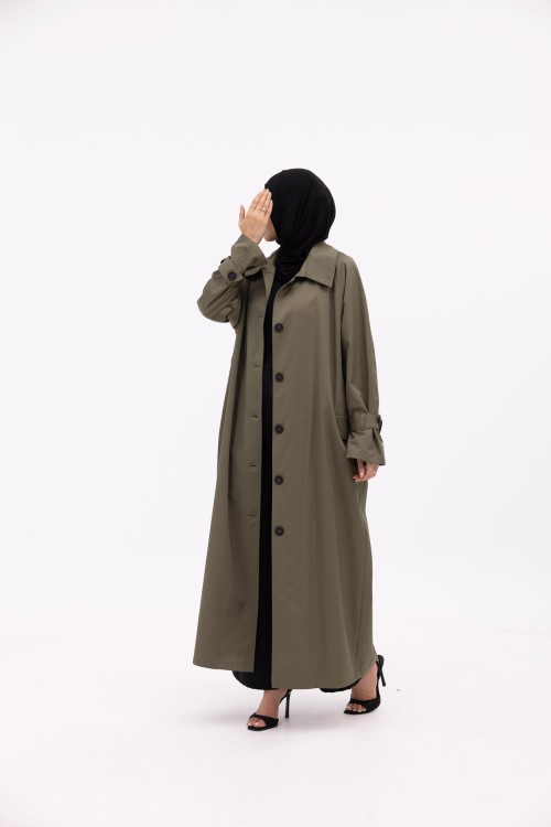 Trench Perrine kaki