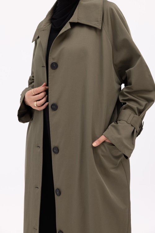 Trench Perrine kaki