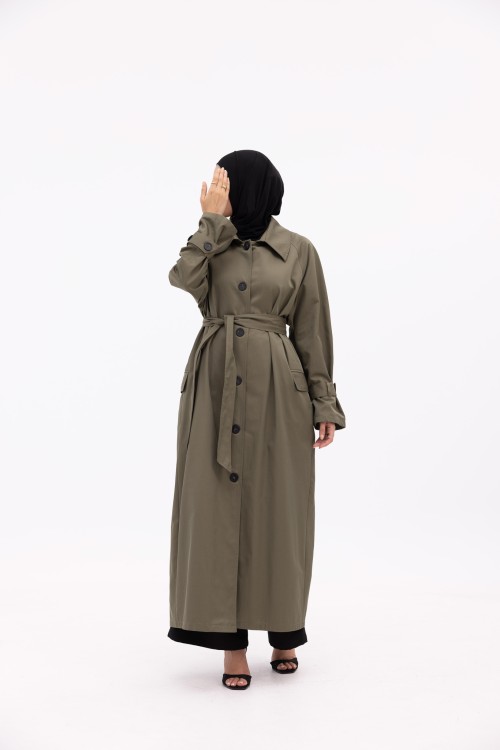 Trench Perrine kaki