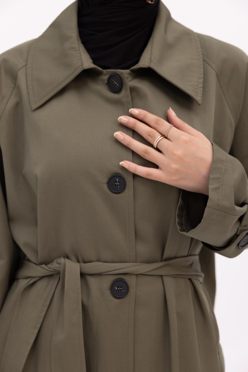 Trench Perrine kaki