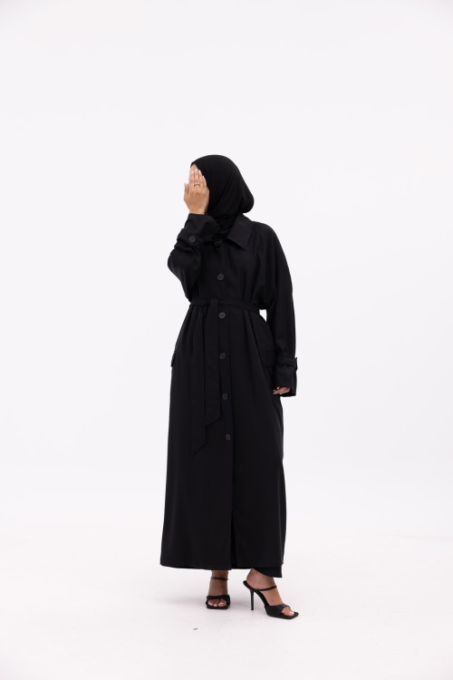 Trench Perrine noir