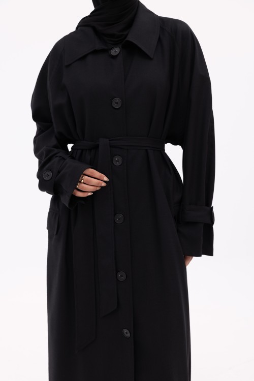 Trench Perrine noir