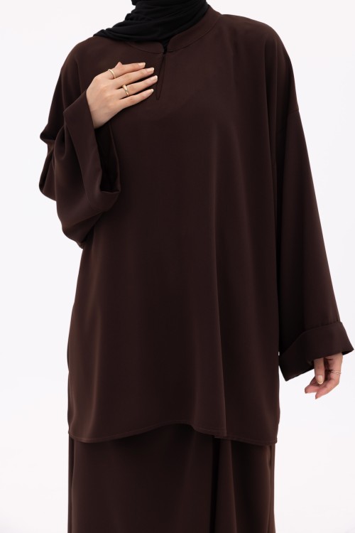 Chemise Lyra marron