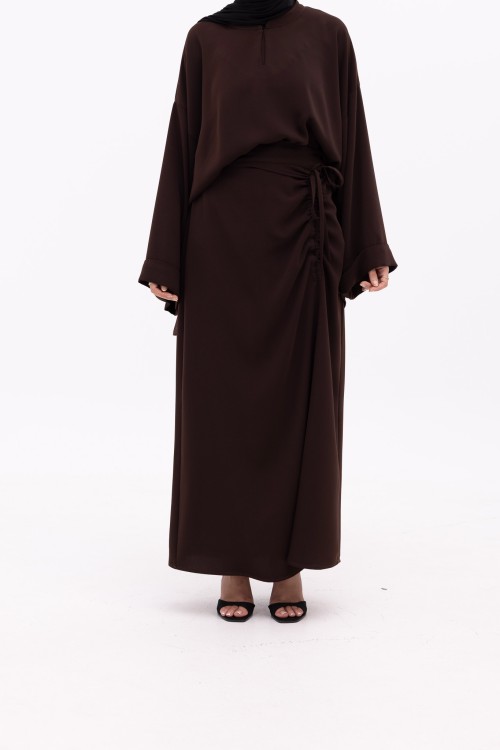 Chemise Lyra marron