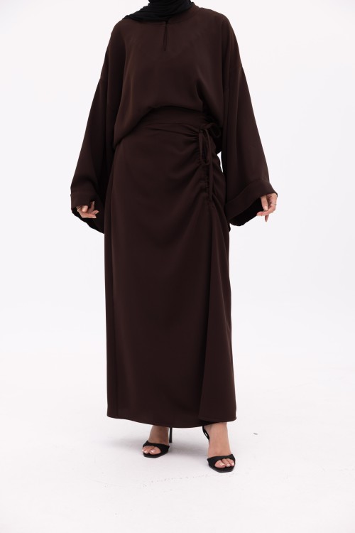 Chemise Lyra marron