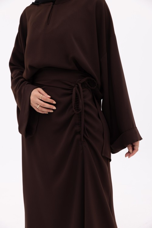 Jupe Dalia marron