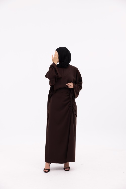 Jupe Dalia marron